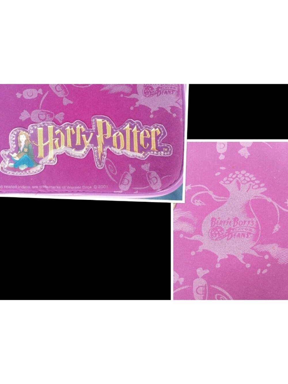Vintage Harry Potter Hermione Purple Botts Beans Vintage Lunch Bag Thermos New - Picture 7 of 12